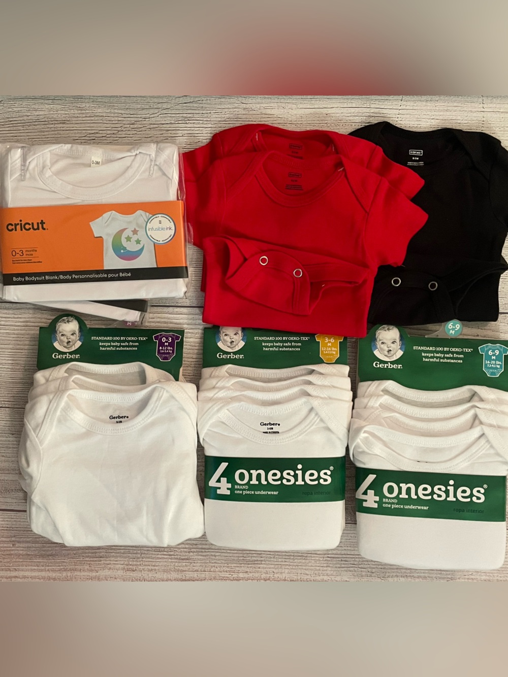 Short-Sleeve Baby Onesies Bundle - Multiple Colors